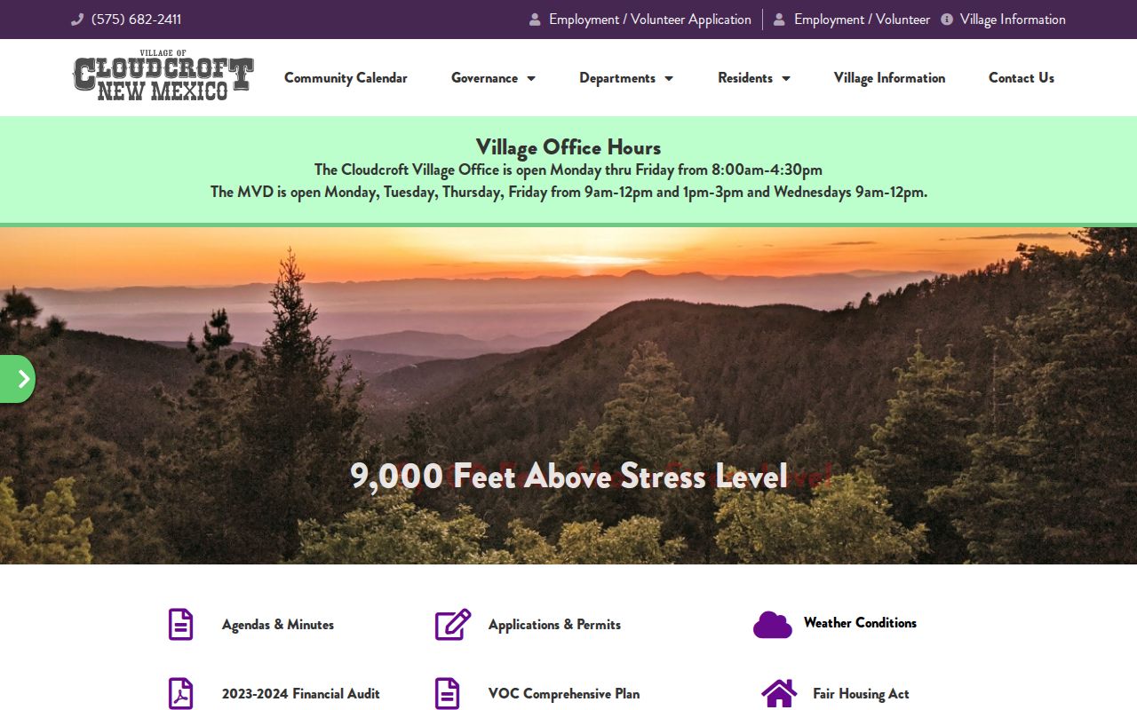 Cloudcroft criminal records village government portal
