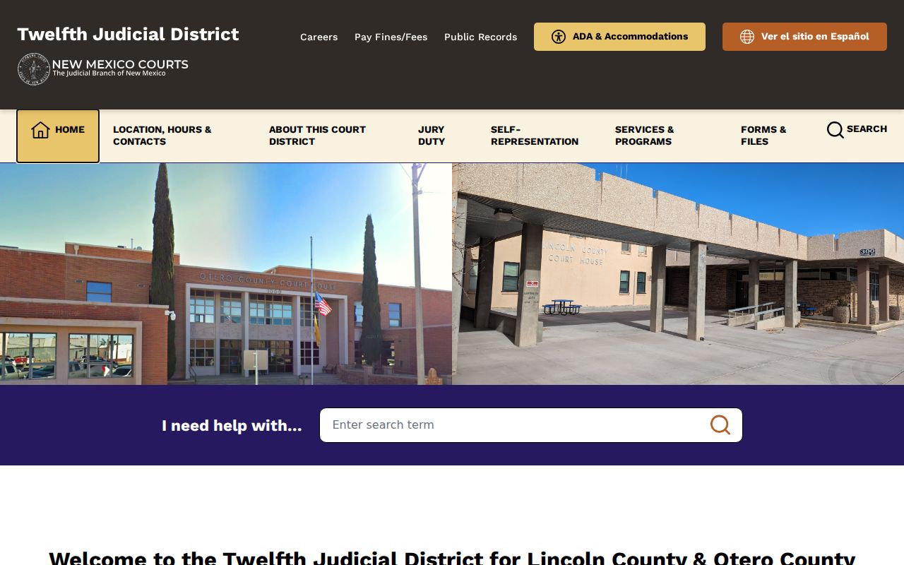 Otero County criminal court record gateway