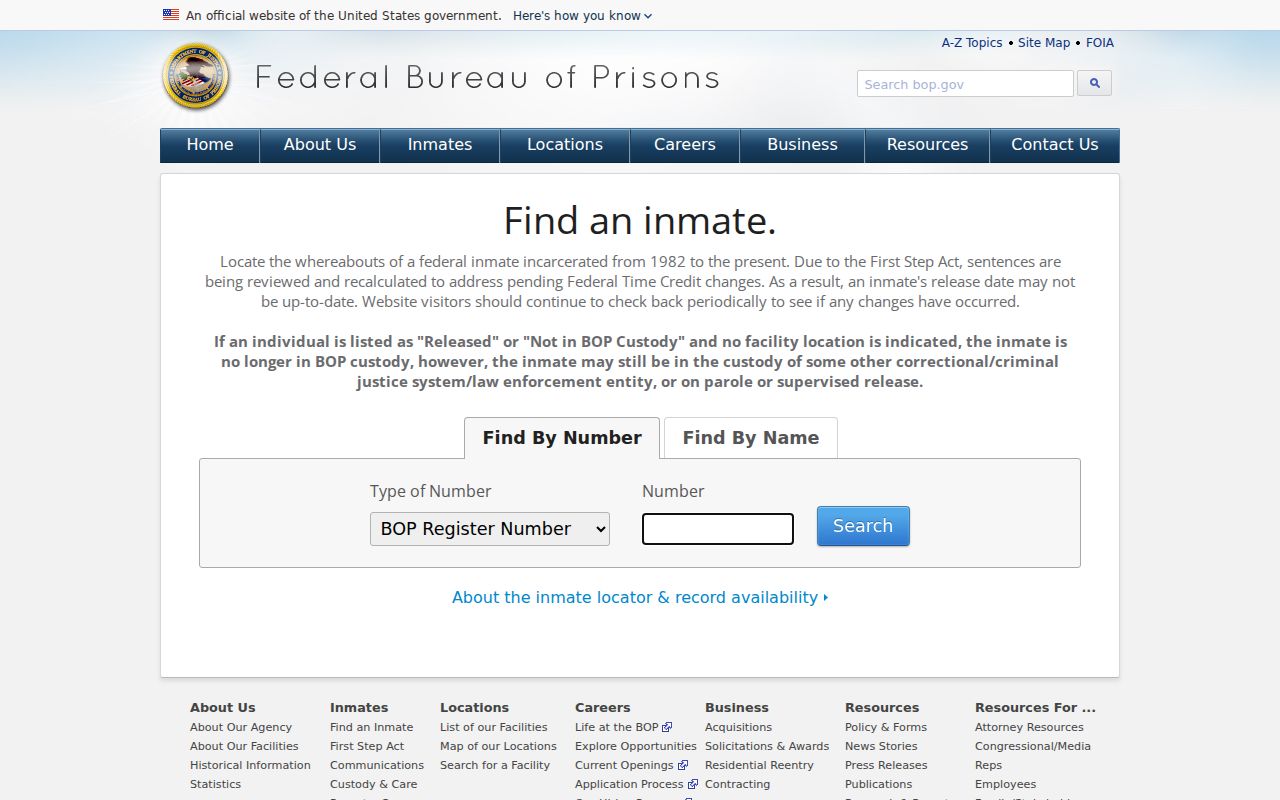 Federal inmate search for arrests connected to Otero County