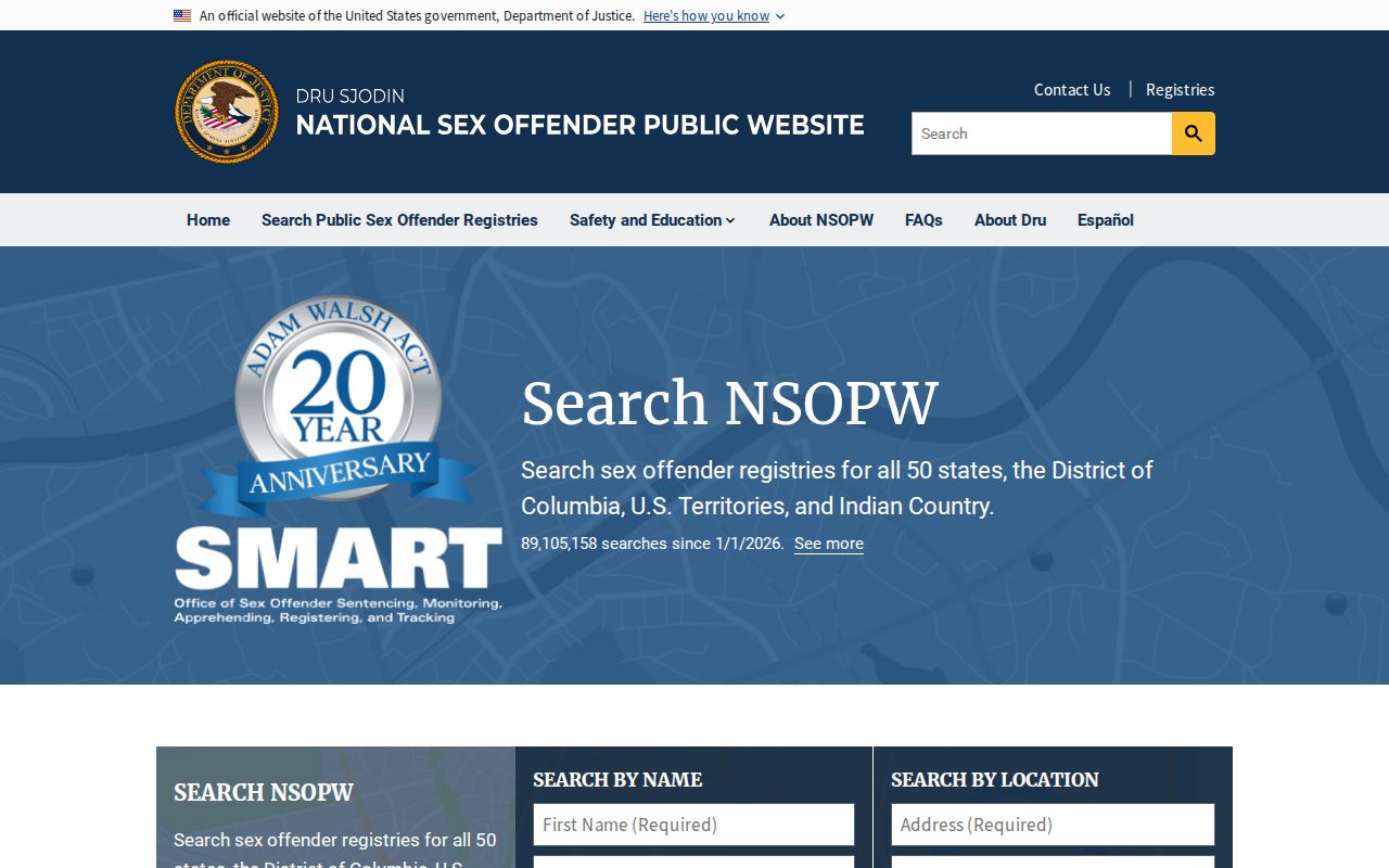 Otero County sex offender lookup through the national registry search